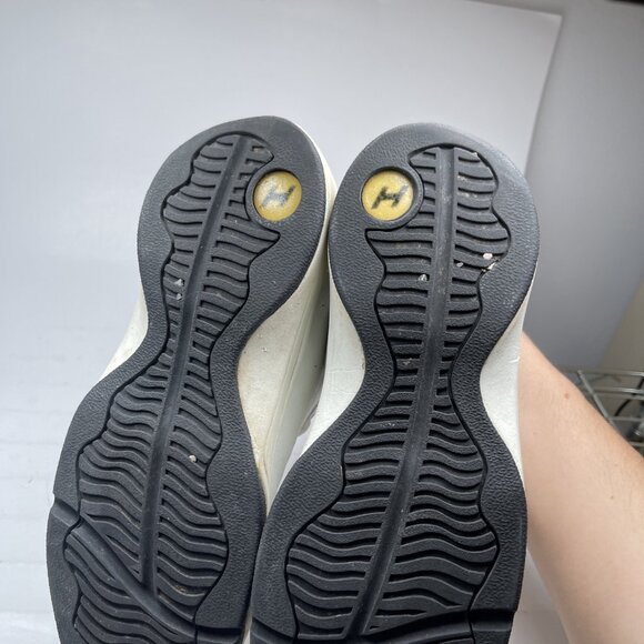 Vtg Tommy Hilfiger Men 7 US Sneakers White Leather Red Logo Retro 90s Rare Read* - Picture 8 of 16